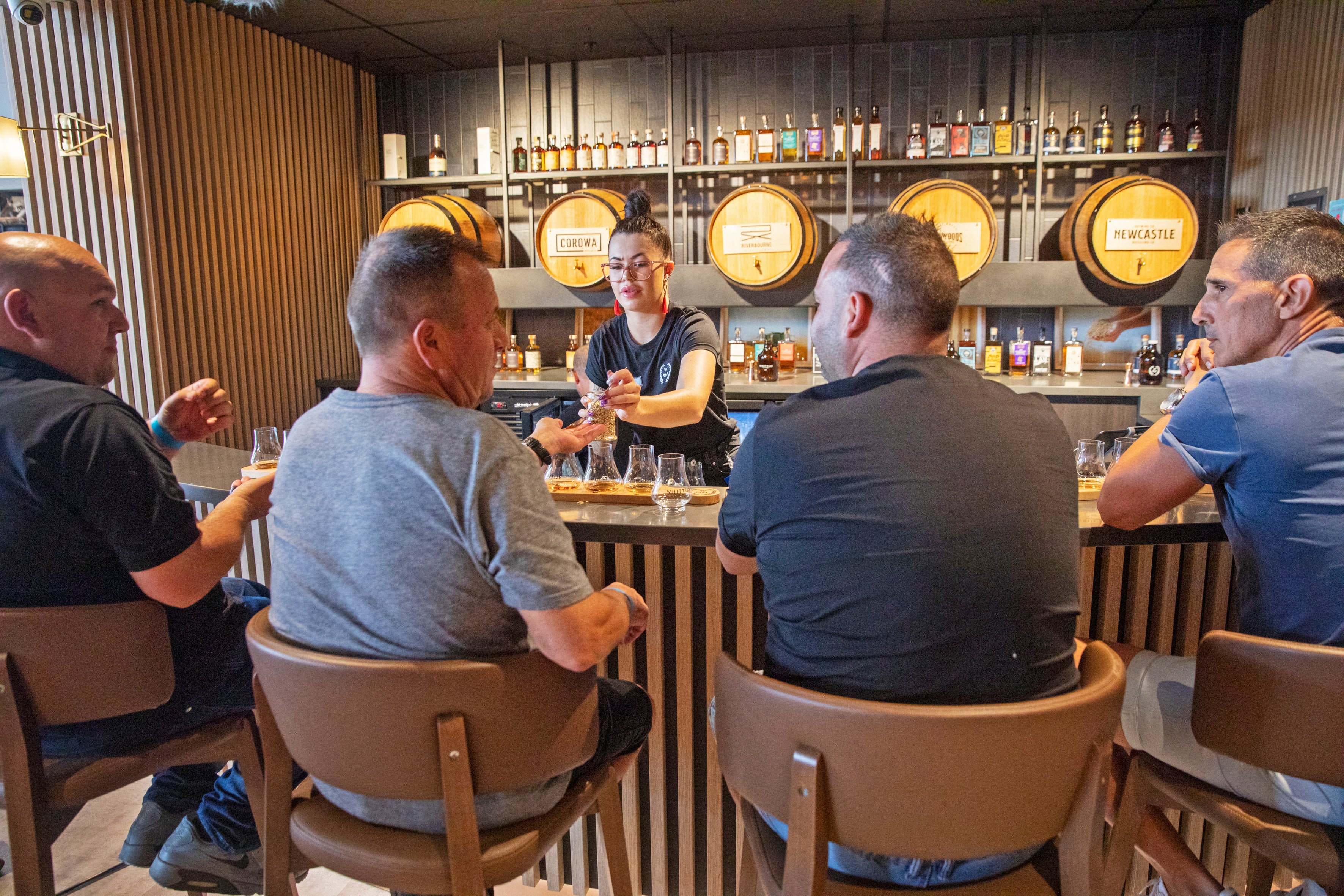 Whisky-tasting at Whitton Malt House