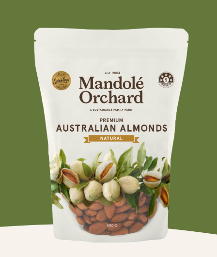 Natural Premium Australian Almonds 500g