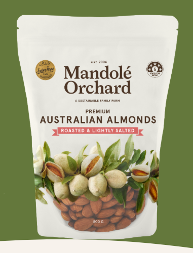 Roasted & Lightly Salted Premium Australian Almonds