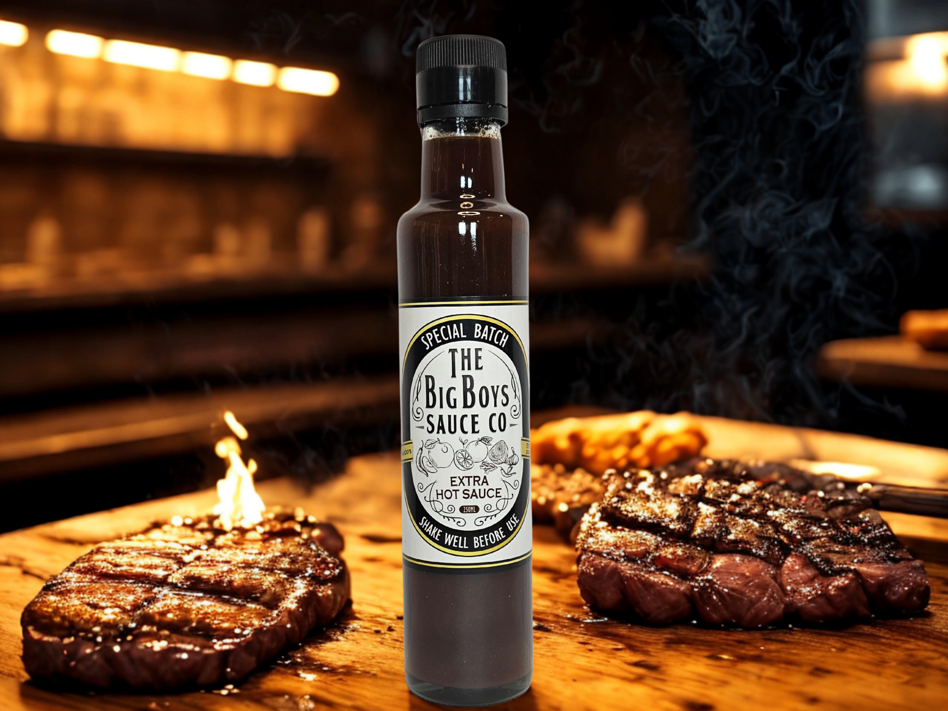 The Big Boys Sauce Co. Original Hot Sauce Extra Hot 250ml