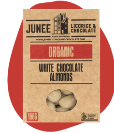 Junee White Chocolate Almonds