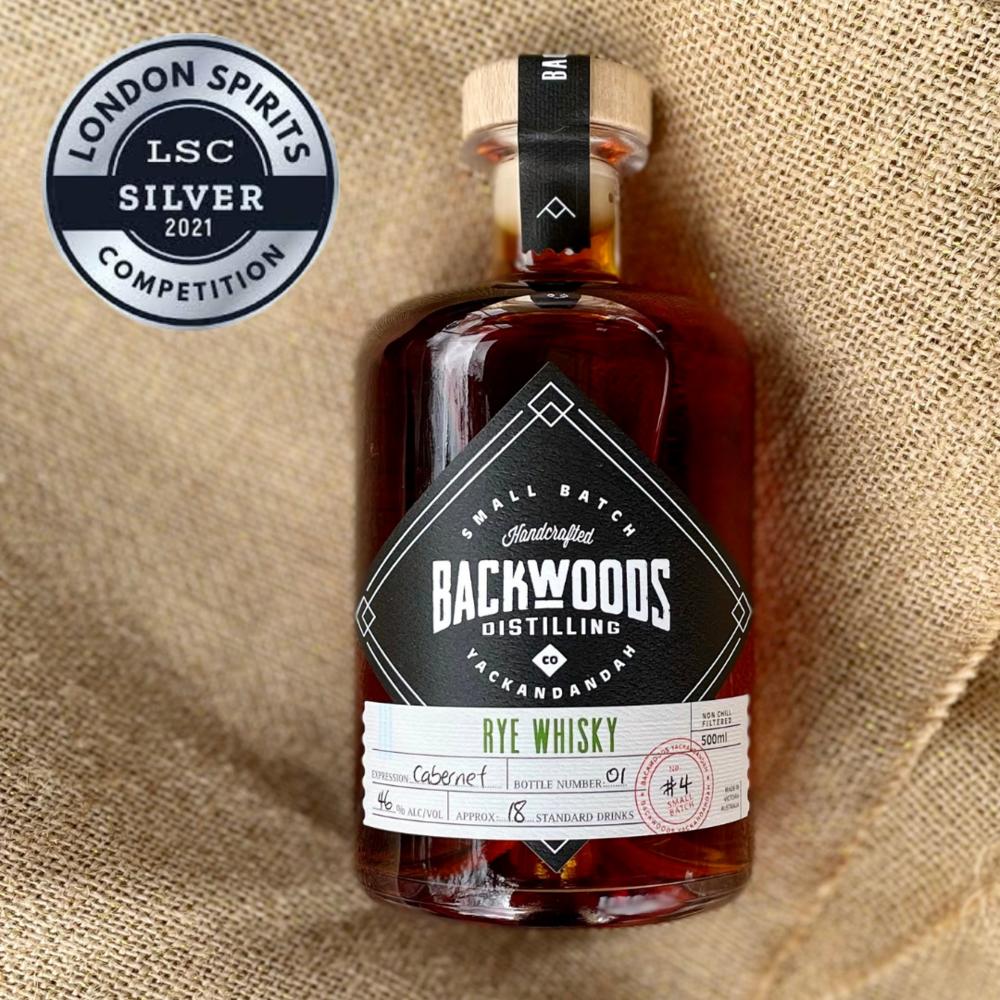 Backwoods Rye Whisky Batch 3 - Cabernet Expression - Bottle (500ml)